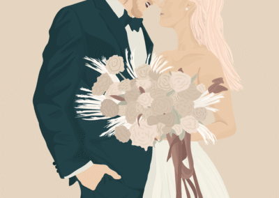 Digital Fashion & Portrait Illustrations – Commission Highlights
