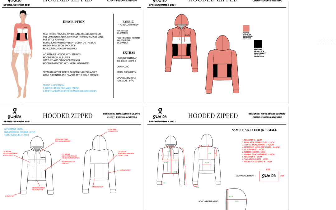 Hoodie Technical Pack for Tenniswear Collection