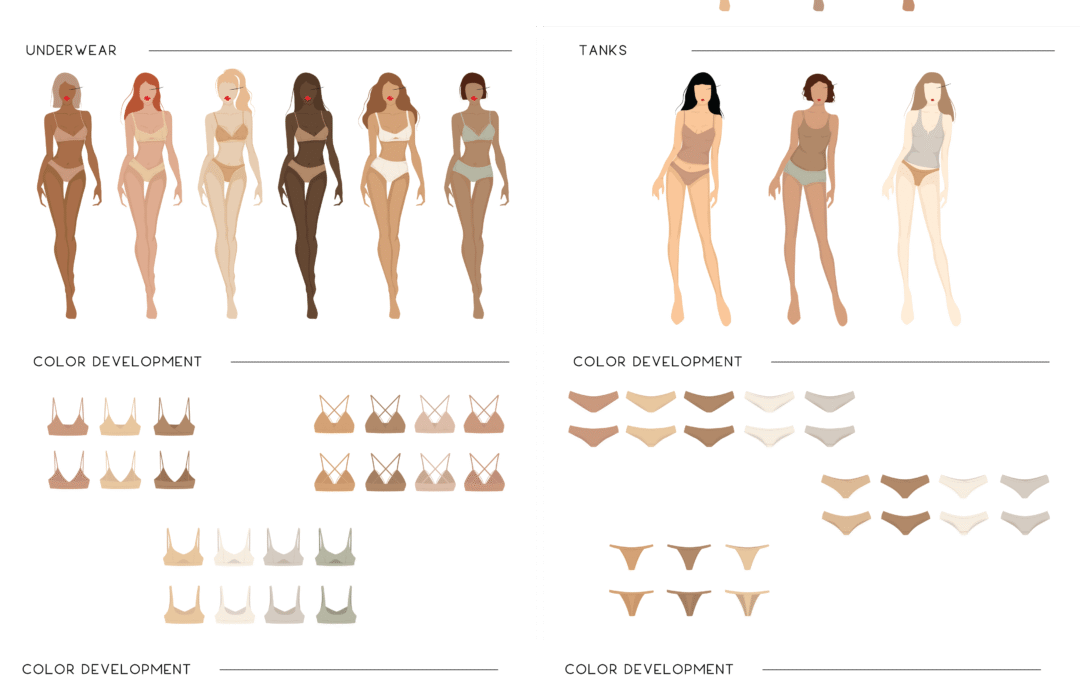 Earth-Toned Intimates – Sustainable Lingerie Collection Design